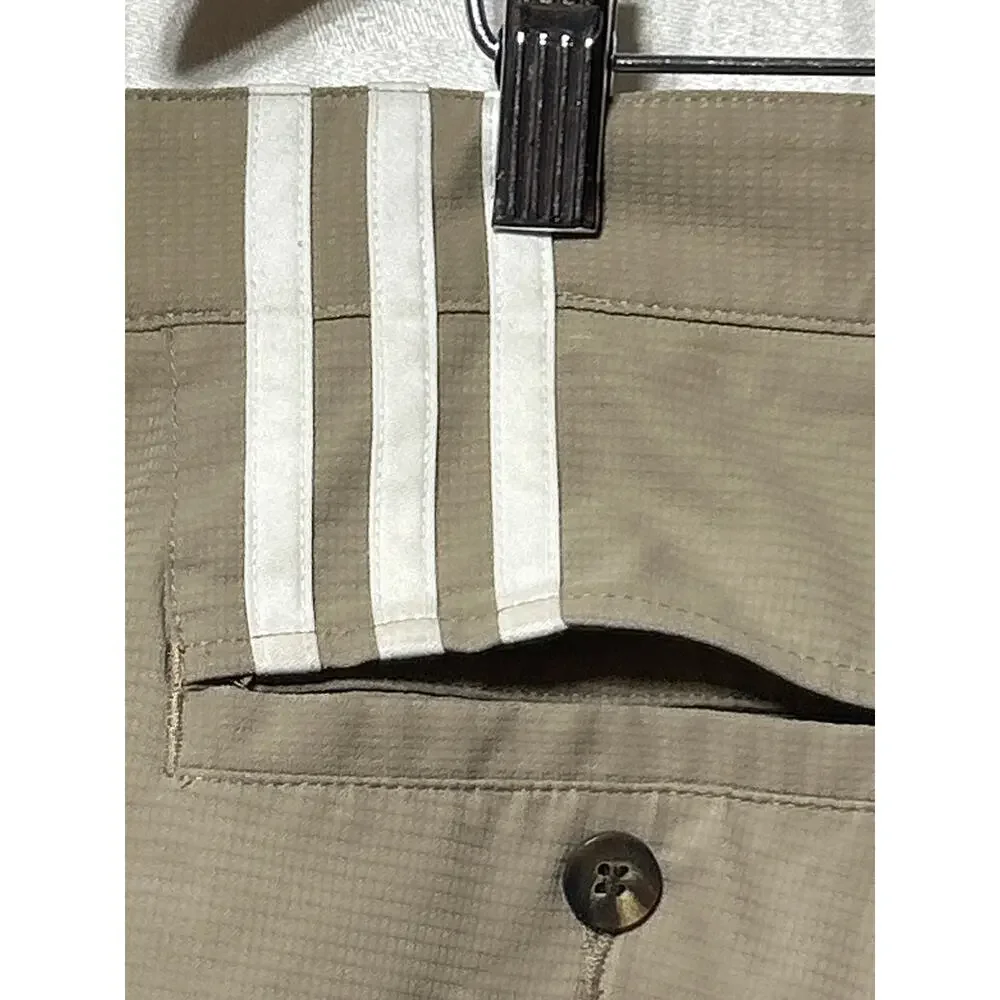 Adidas Performance Pants 40x32 Tan Climacool Rip Stop Golf